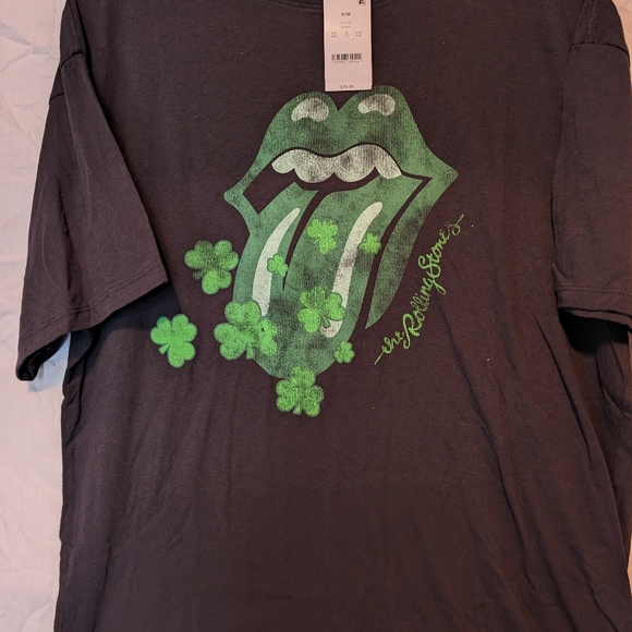 The Rolling Stones Shamrock Tee Size M New - Picture 8 of 10